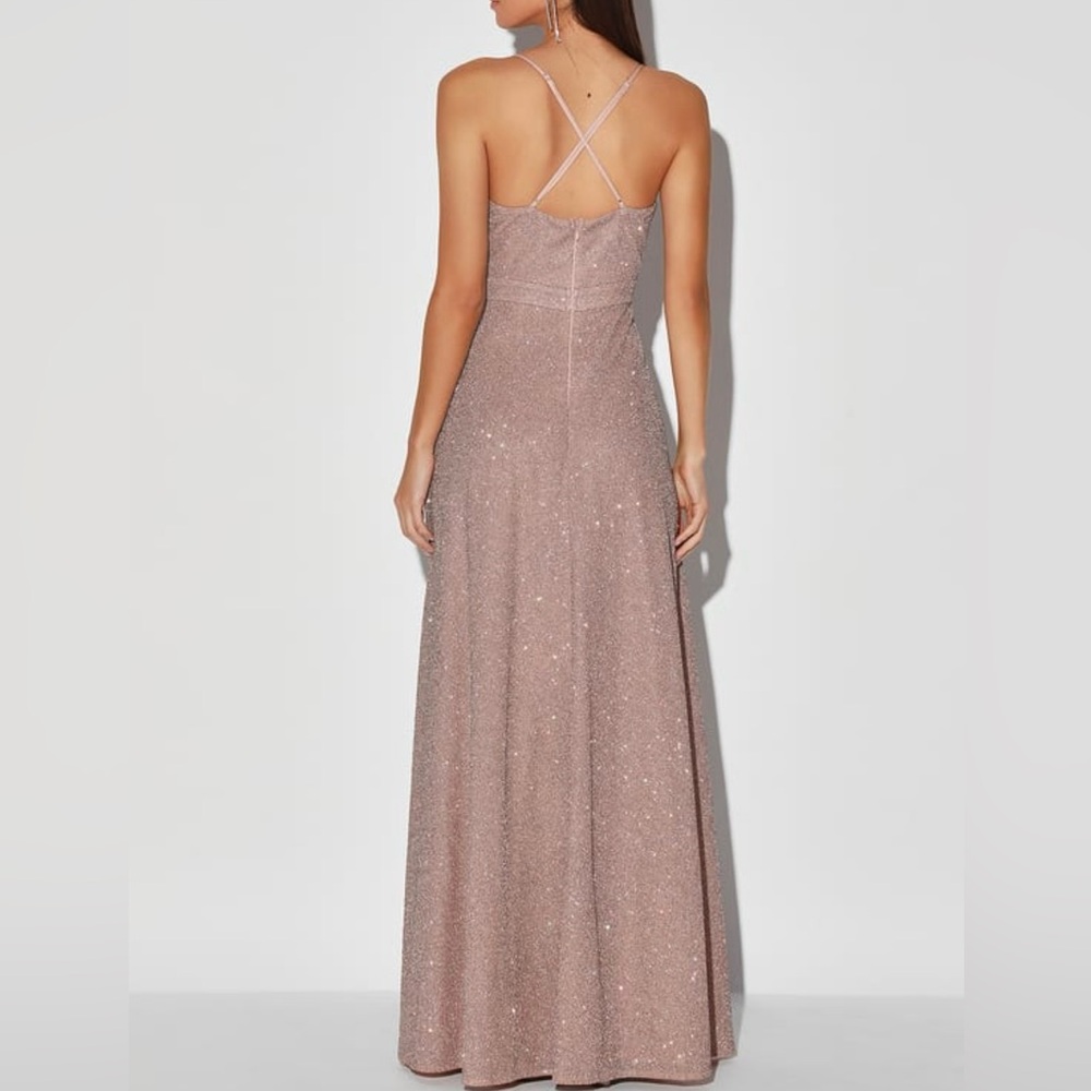 Sparkle Rose Lulus Dress. Size large.